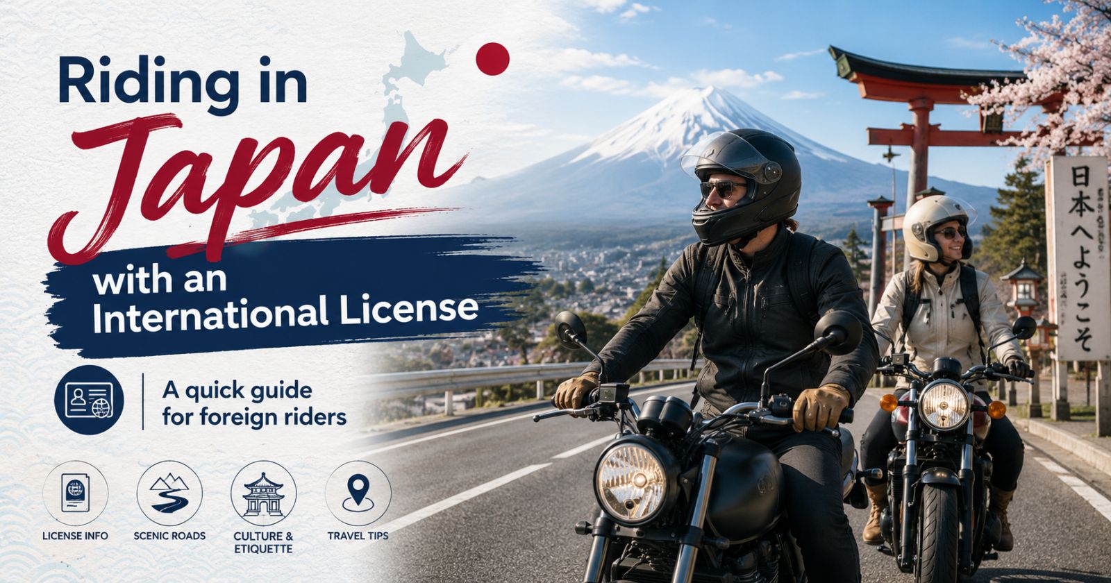 Renting a Motorcycle in Japan as a Foreign Visitor